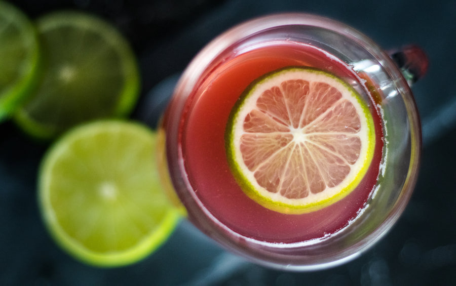 Cranberry Rose Gin Toddy