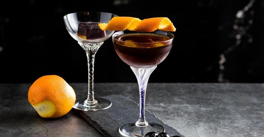 Smoky Backyard Manhattan