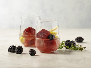 Blackberry Lemon Thyme cocktails